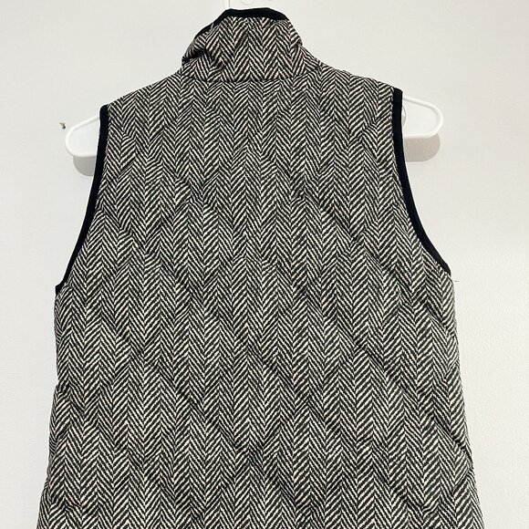 J.CREW Factory Herringbone Pattern Quilted Vest XXS - Picture 6 of 7